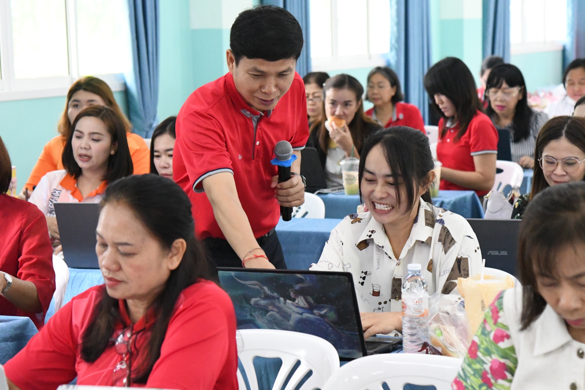 “การพัฒนาสื่อ นวัตกรรมและเทคโนโลยีเพื่อการศึกษา เสริมศักยภาพด้าน AL&AI” วันเสาร์ที่ 5 กรกฎาคม 2568 ณ ห้องประชุมมัลติมีเดีย โรงเรียนคำแสนวิทยาสรรค์ โดย ศูนย์พัฒนาศักยภาพบุคคลเพื่อความเป็นเลิศโรงเรียนคำแสนวิทยาสรรค์